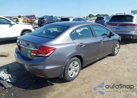 2015 Honda Civic Lx из США, поврежденный, VIN 19XFB2F56FE113339